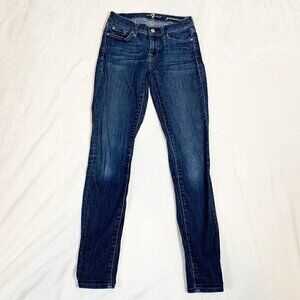 7‎ for all mankind gwenevere skinny stretch denim jeans - Size 25